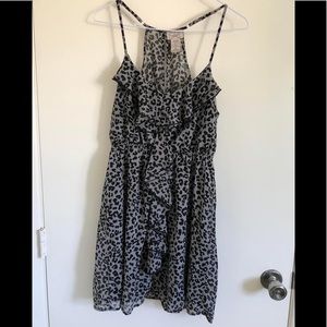 Eyelash Cheetah Print Strappy sundress